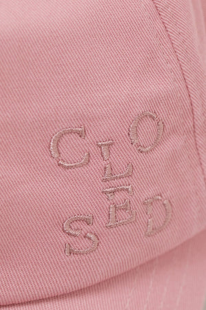 Casquette coton rose CLOSED