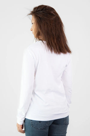 Tee-shirt col v chloé en mid jersey ANONYME APPAREL