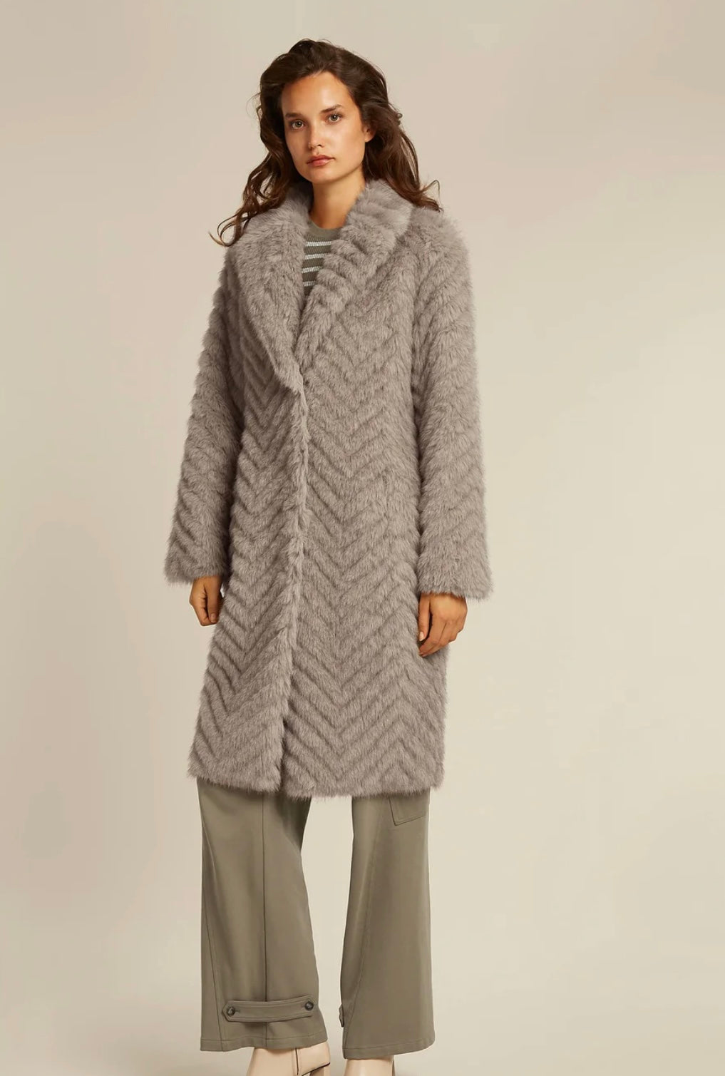 Manteau beau  taupe BEAUMONT