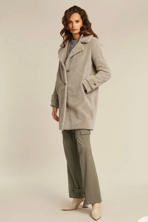 Manteau fausse fourrure geneva beige BEAUMONT