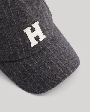 Casquette Femme en laine rayée Grise Cap H HARTFORD