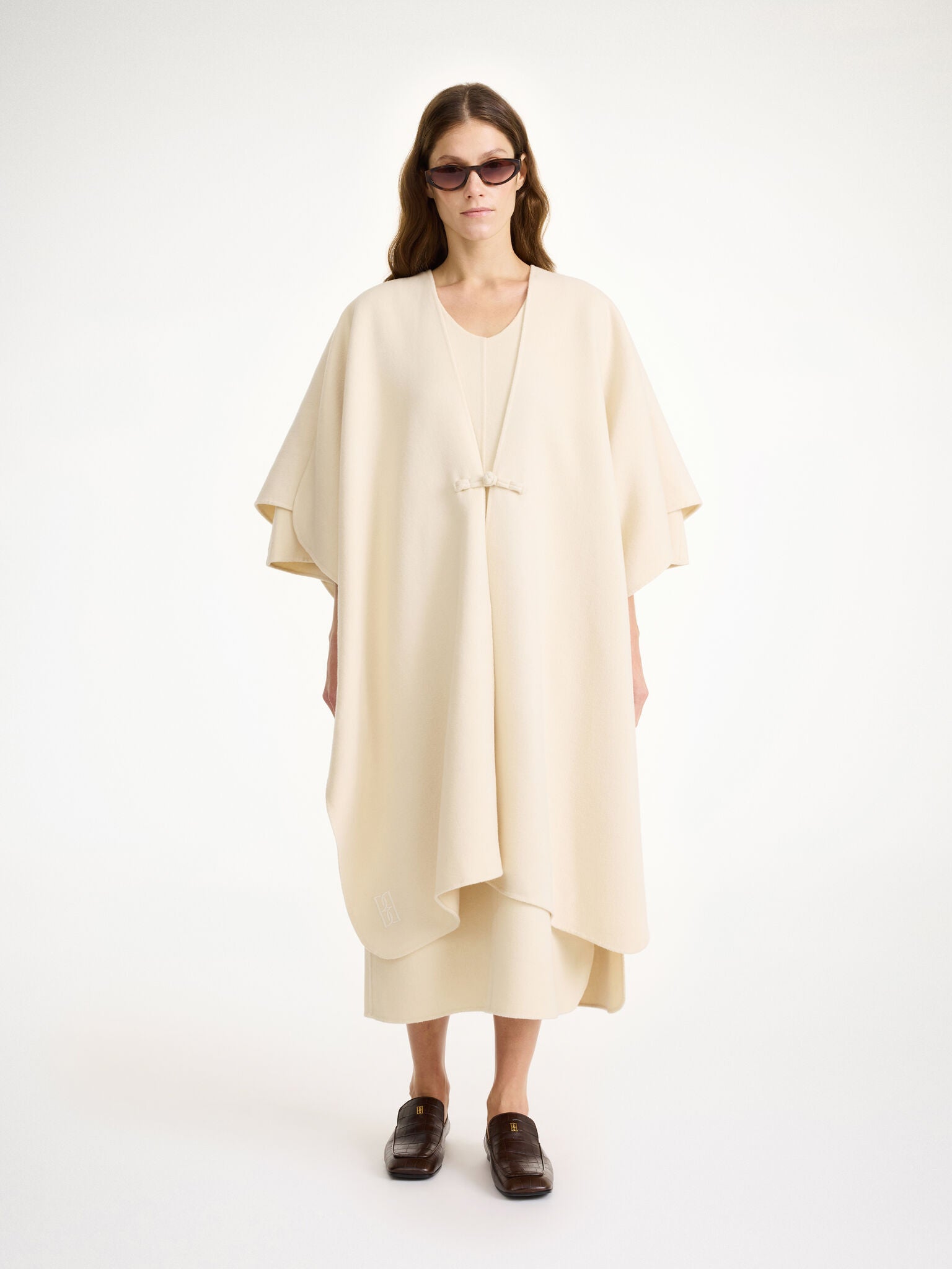 Manteau Cape Robertas en laine BY MALENE BIRGER