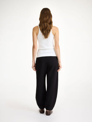 Pantalon Carlien à taille haute noir BY MALENE BIRGER