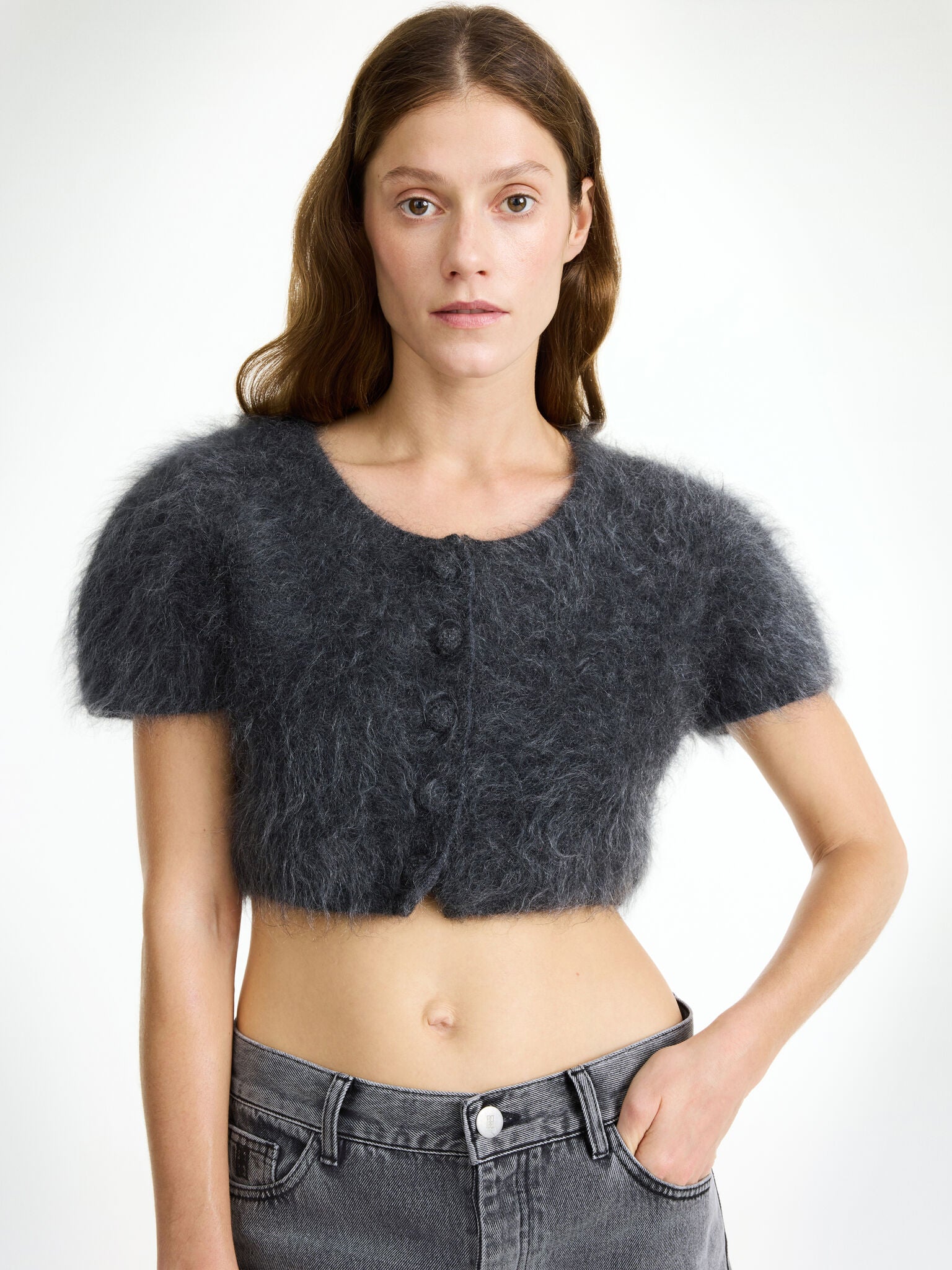 Top zhara jet grey BY MALENE BIRGER