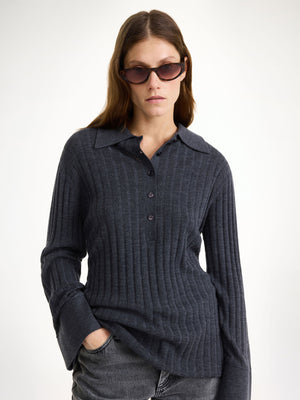 Pull delphine laine merinos jet grey BY MALENE BIRGER