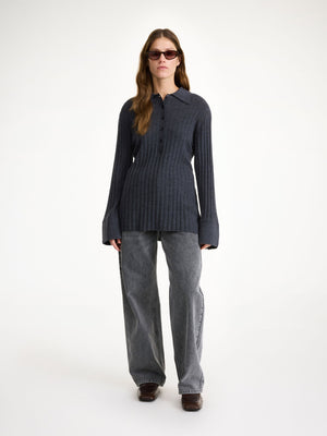 Pull delphine laine merinos jet grey BY MALENE BIRGER