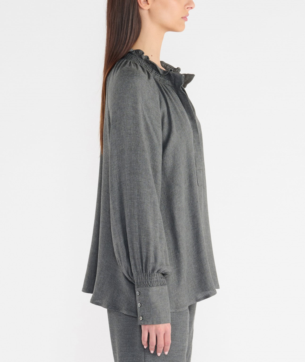 Blouse Zita - Gris en Viscose HANA SAN