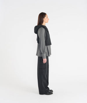 Gilet Dino - Anthracite en Coton HANA SAN