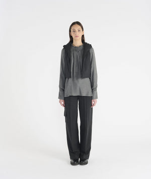 Gilet Dino - Anthracite en Coton HANA SAN