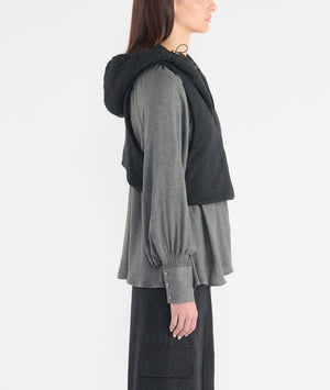 Gilet Dino - Anthracite en Coton HANA SAN