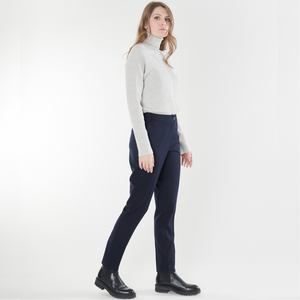 Pantalon Tomas - Bleu Nuit en Polyester et Viscose HANA SAN