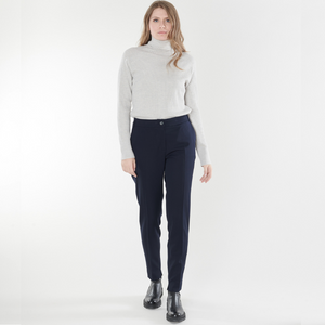 Pantalon Tomas - Bleu Nuit en Polyester et Viscose HANA SAN