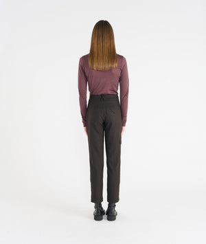 Pantalon Vittorio polyester  Choco HANA SAN