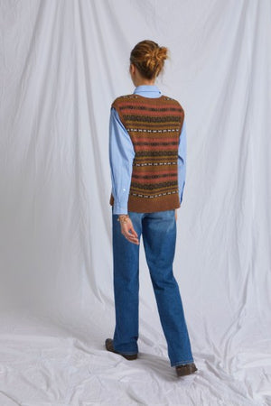 Pull sans manche Lazare multicolor BELLA JONES